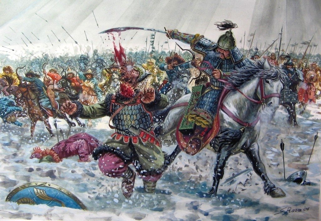 Монгольский воин 13 века картинки